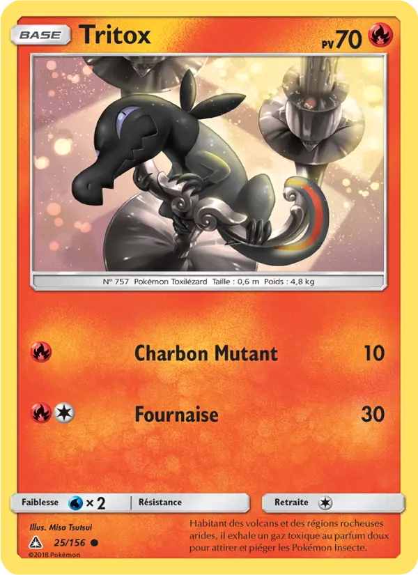 Tritox – carte Pokémon TCG Commune n°25