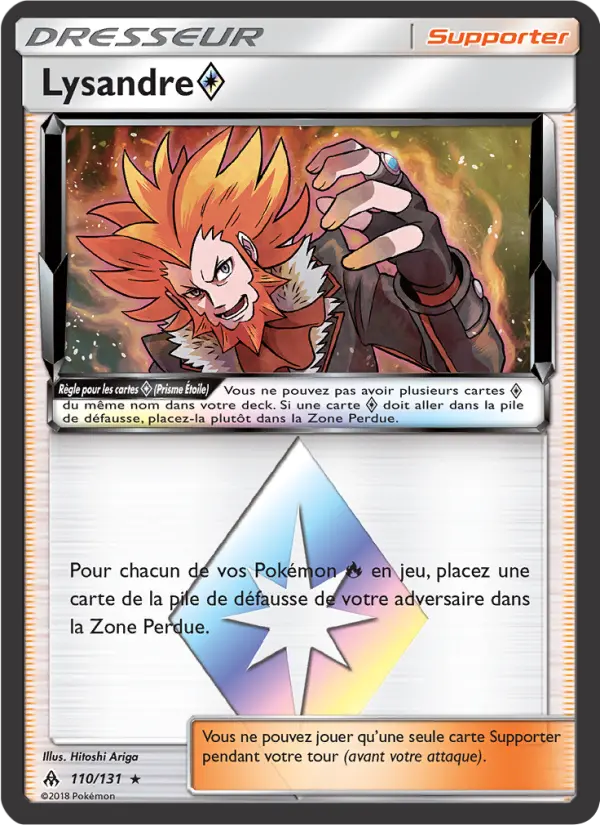 Lysandre ◇ – carte Pokémon TCG Rare n°110