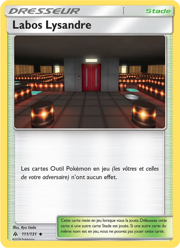 Labos Lysandre – carte Pokémon TCG Peu Commune n°111