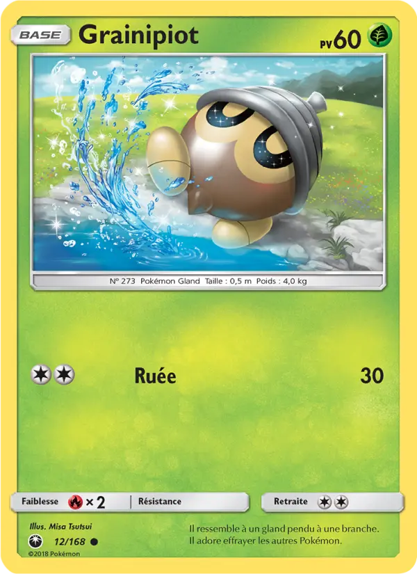 Grainipiot – carte Pokémon TCG Commune n°12