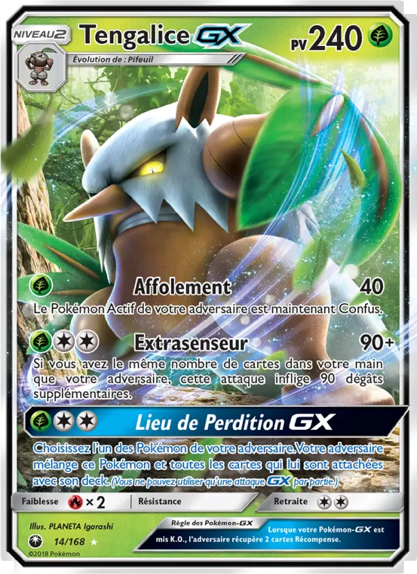 Tengalice GX – carte Pokémon TCG Ultra Rare n°14