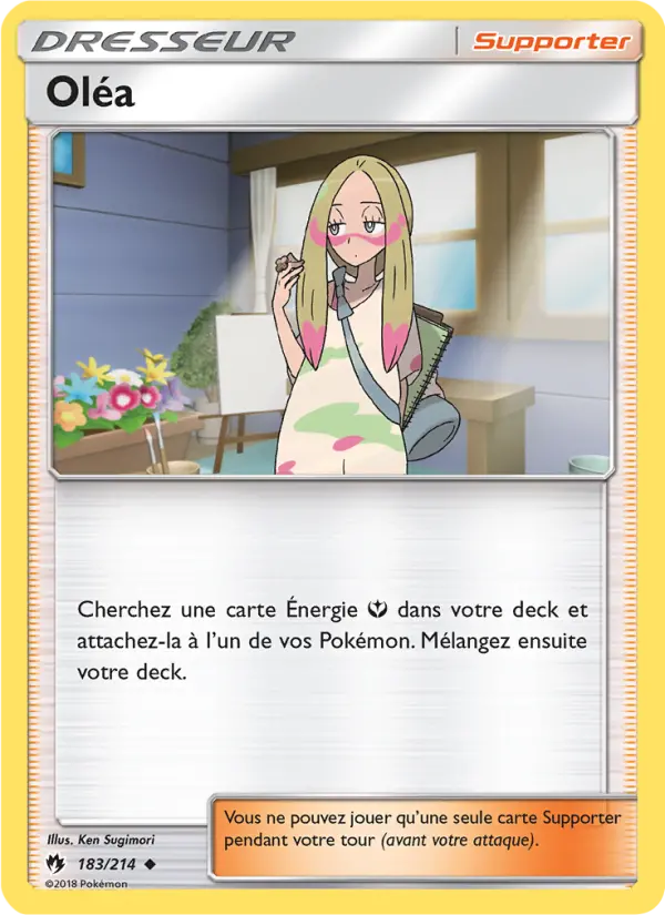 Oléa – carte Pokémon TCG Peu Commune n°183