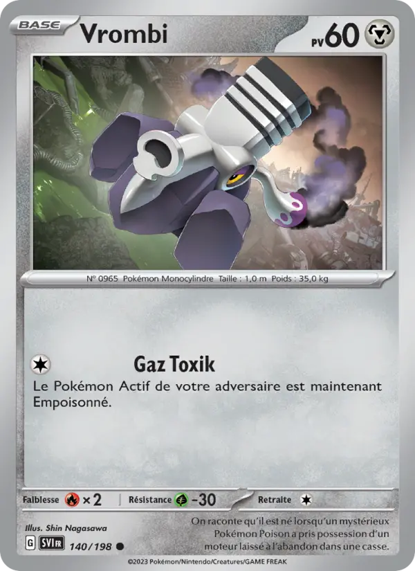 Vrombi – carte Pokémon TCG Commune n°140