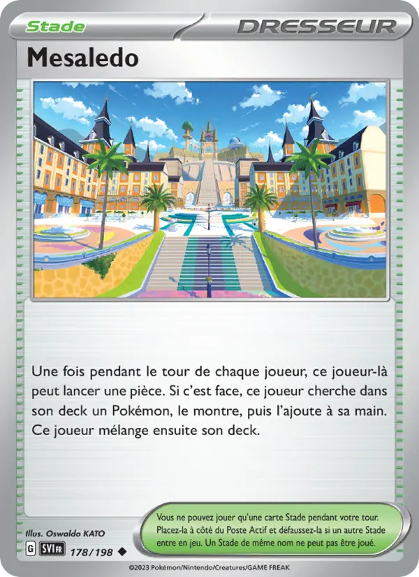 Mesaledo – carte Pokémon TCG Peu Commune n°178