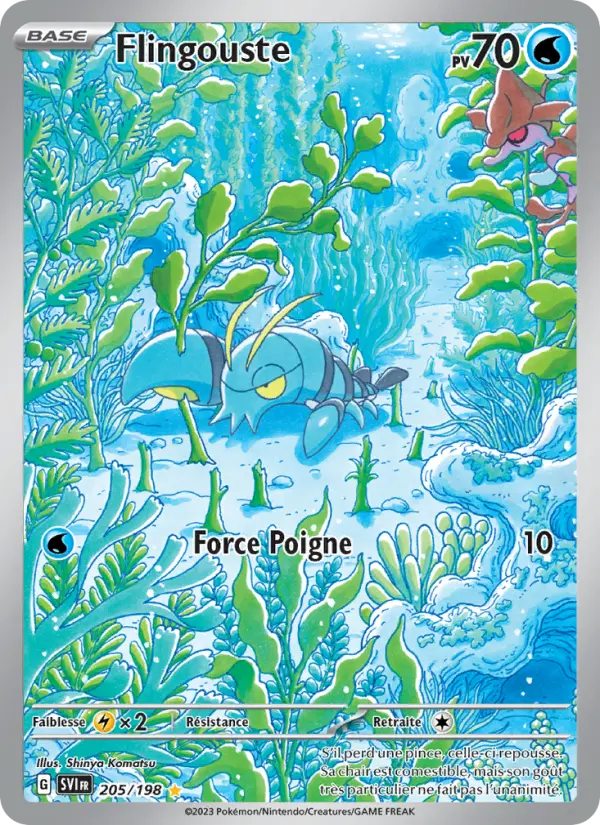 Flingouste – carte Pokémon TCG Illustration rare n°205