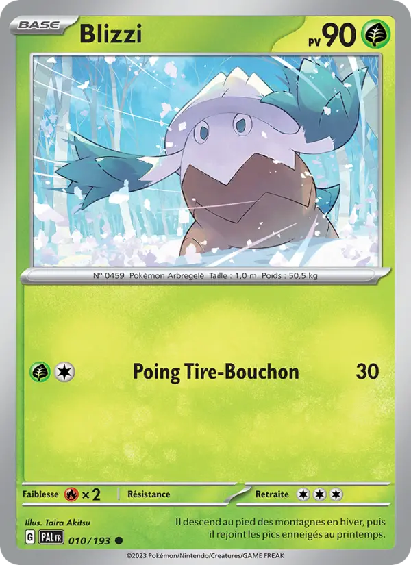 Blizzi – carte Pokémon TCG Commune n°010