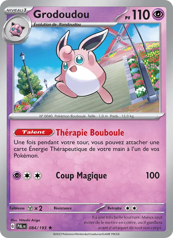 Grodoudou – carte Pokémon TCG Rare n°084