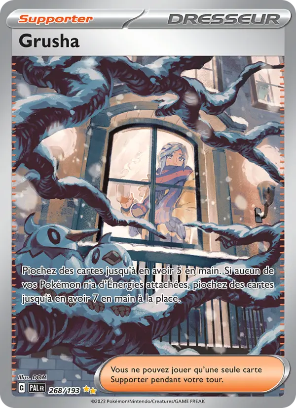 Grusha – carte Pokémon TCG Illustration spéciale rare n°268