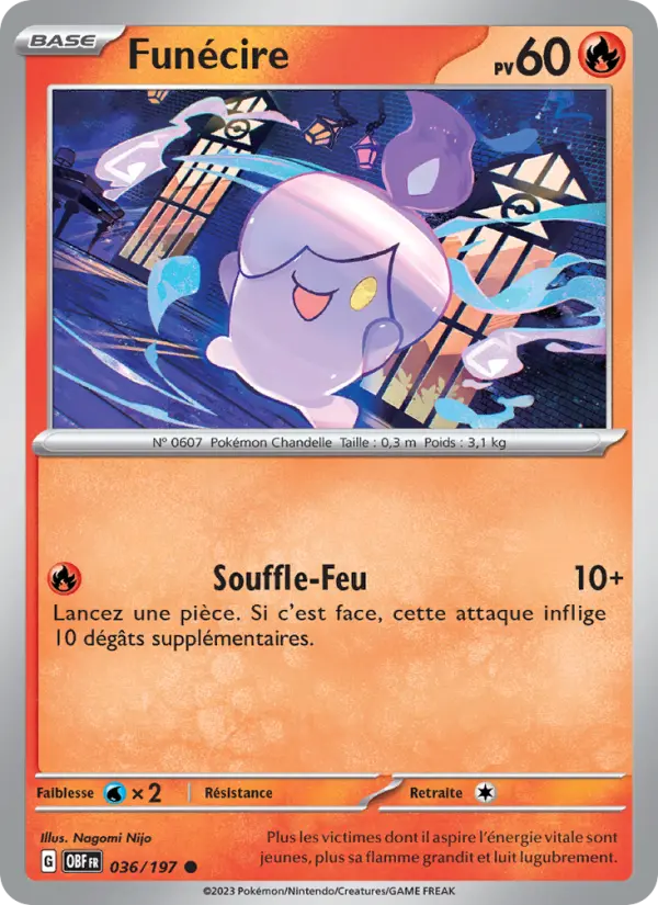 Funécire – carte Pokémon TCG Commune n°036