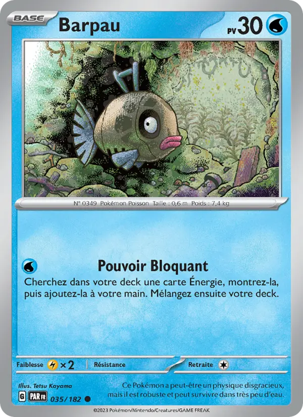 Barpau – carte Pokémon TCG Commune n°035