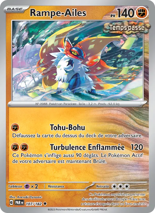 Rampe-Ailes – carte Pokémon TCG Peu Commune n°107