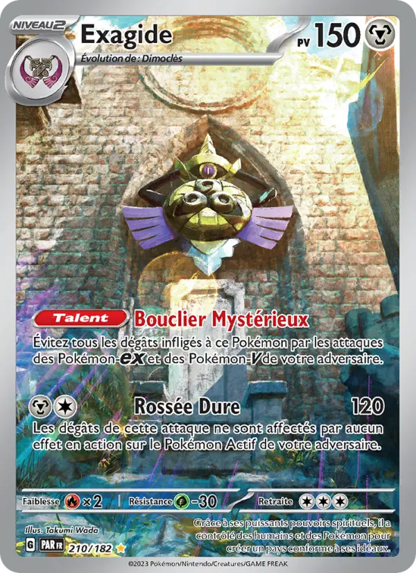 Exagide – carte Pokémon TCG Illustration rare n°210