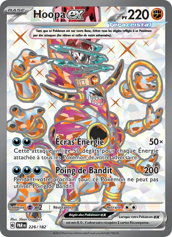 Hoopa-ex – carte Pokémon TCG Ultra Rare n°226