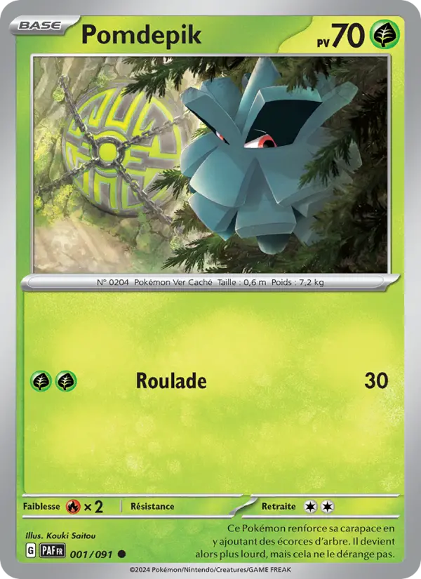 Pomdepik – carte Pokémon TCG Commune n°001