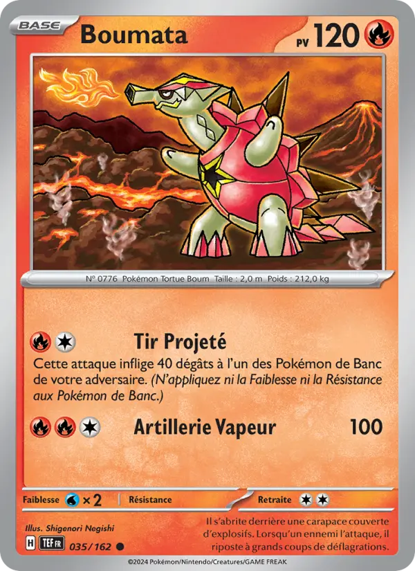 Boumata – carte Pokémon TCG Commune n°035