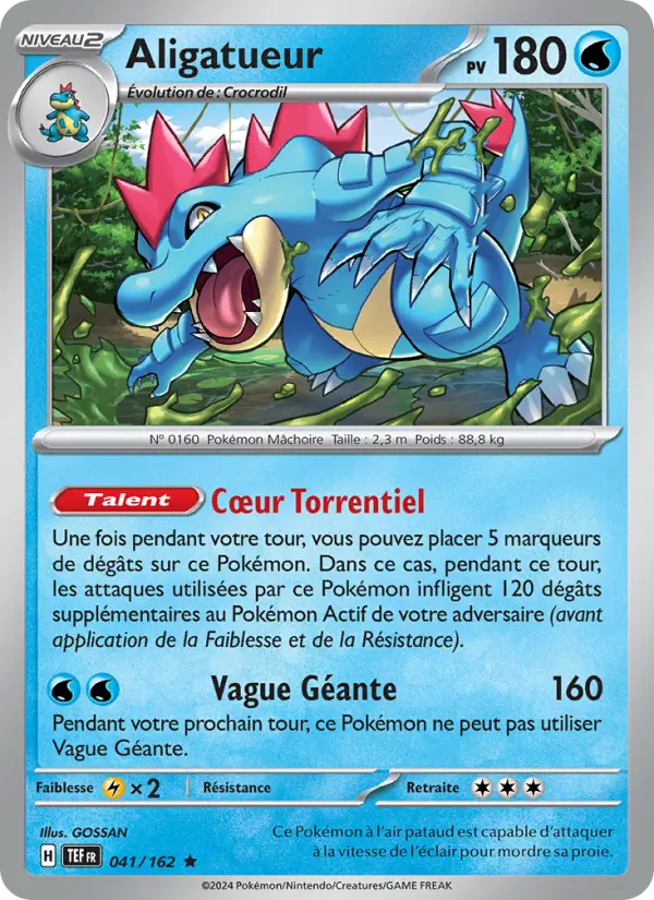 Aligatueur – carte Pokémon TCG Rare n°041