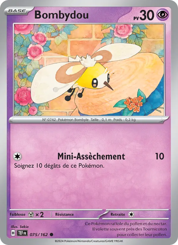 Bombydou – carte Pokémon TCG Commune n°075