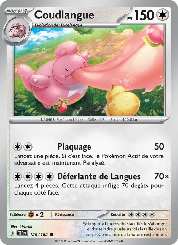Coudlangue – carte Pokémon TCG Commune n°125