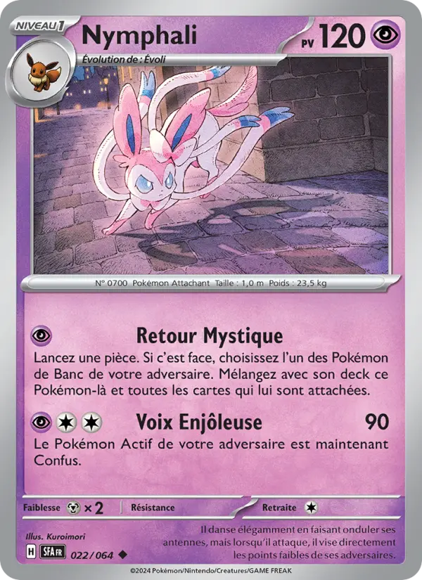 Nymphali – carte Pokémon TCG Peu Commune n°022