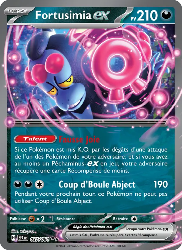 Fortusimia-ex – carte Pokémon TCG Double rare n°037