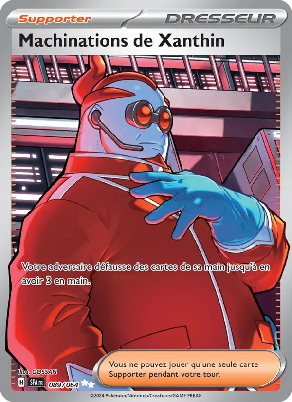 Machinations de Xanthin – carte Pokémon TCG Ultra Rare n°089