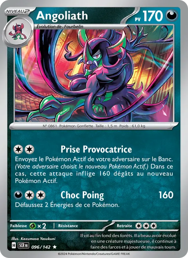 Angoliath – carte Pokémon TCG Rare n°096