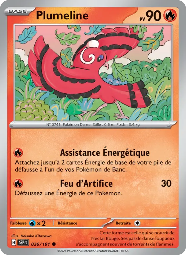 Plumeline – carte Pokémon TCG Commune n°026