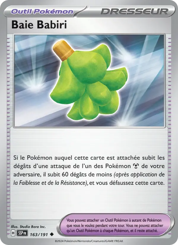 Baie Babiri – carte Pokémon TCG Peu Commune n°163