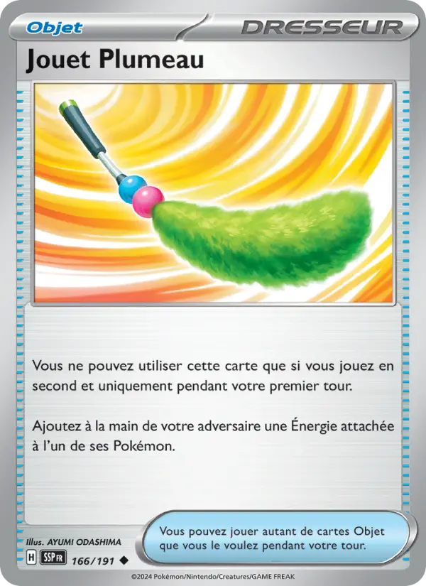 Jouet Plumeau – carte Pokémon TCG Peu Commune n°166