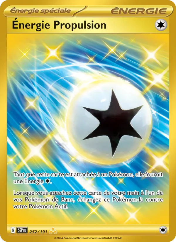 Énergie Propulsion – carte Pokémon TCG Hyper rare n°252