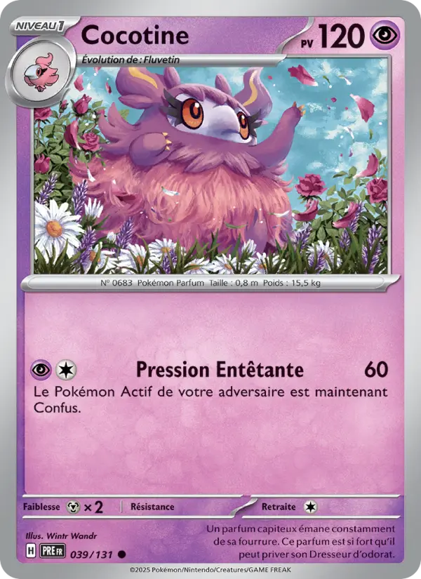 Cocotine – carte Pokémon TCG Commune n°039