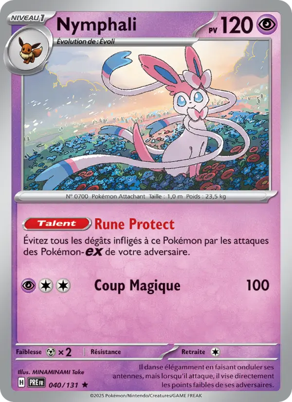 Nymphali – carte Pokémon TCG Rare n°040