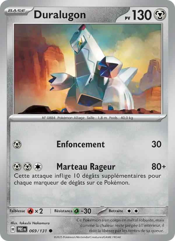 Duralugon – carte Pokémon TCG Commune n°069