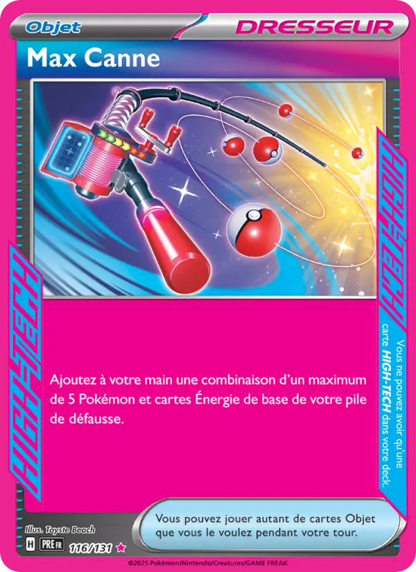 Max Canne – carte Pokémon TCG HIGH-TECG rare n°116