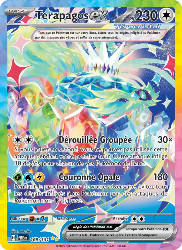 Terapagos-ex – carte Pokémon TCG Illustration spéciale rare n°169
