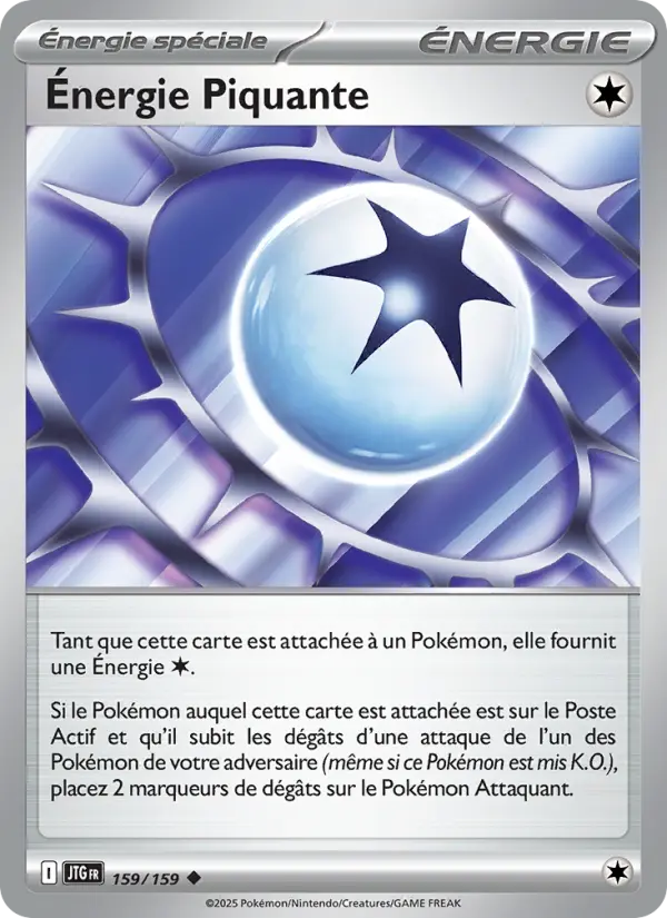 Énergie Piquante – carte Pokémon TCG Peu Commune n°159