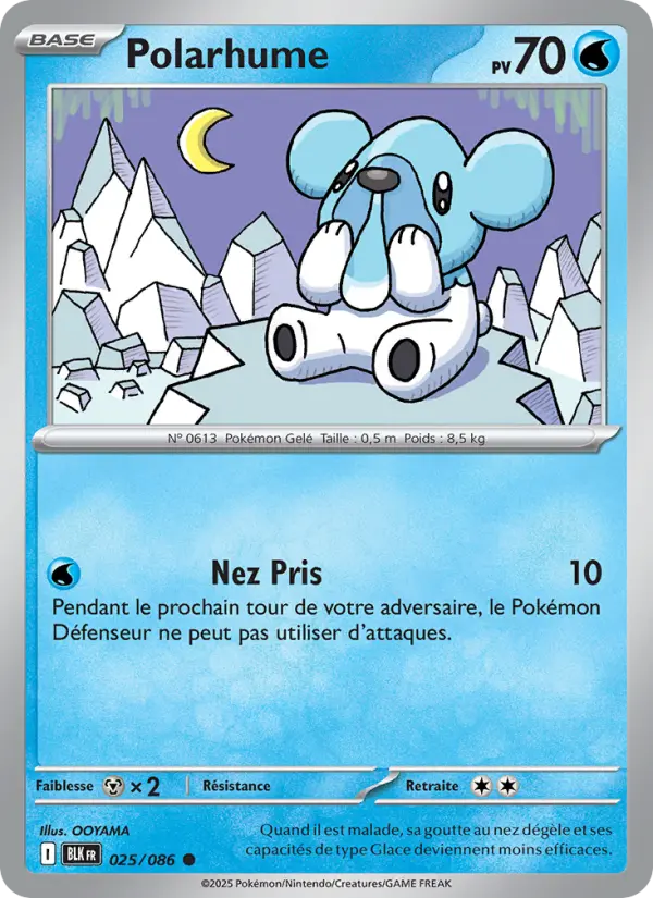 Polarhume – carte Pokémon TCG Commune n°025