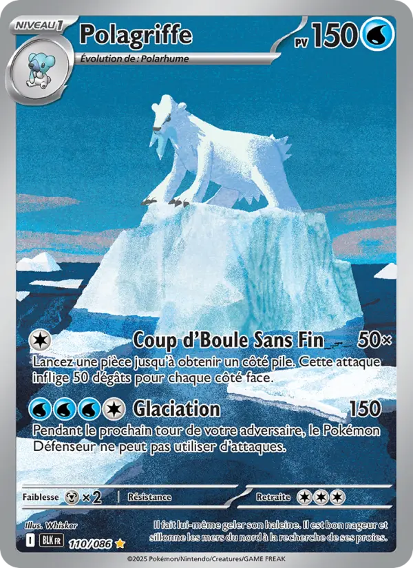 Polagriffe – carte Pokémon TCG Illustration rare n°110