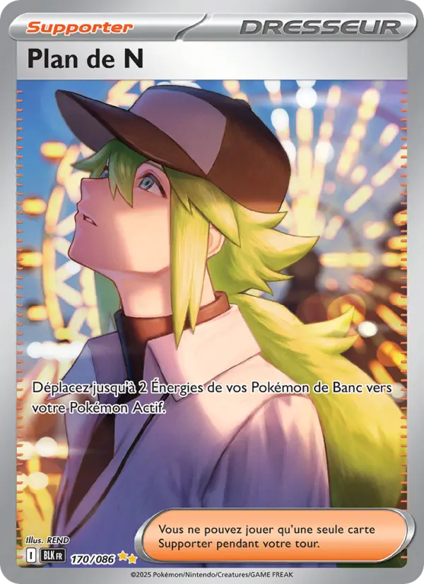 Plan de N – carte Pokémon TCG Illustration spéciale rare n°170