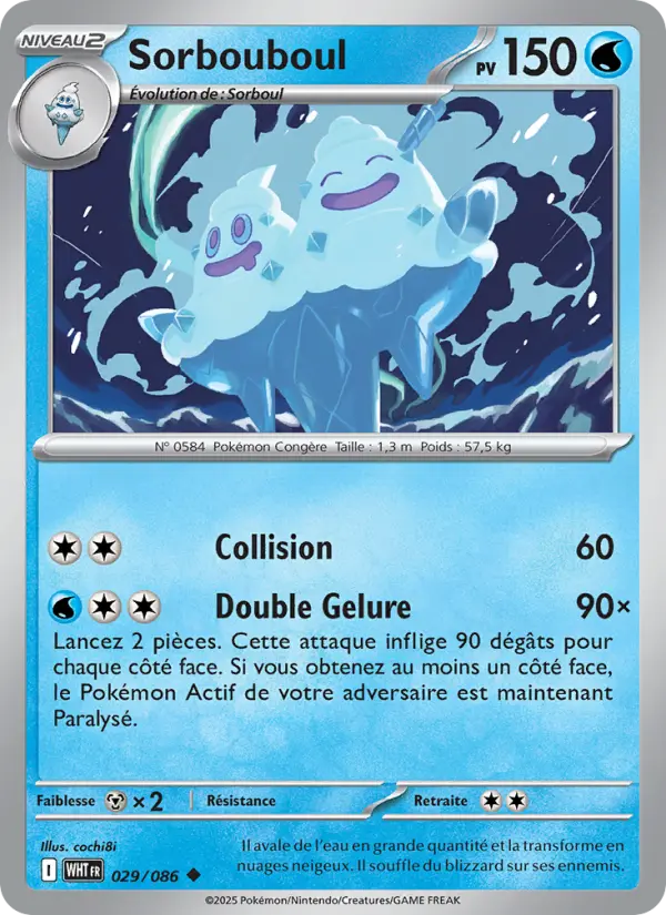 Sorbouboul – carte Pokémon TCG Peu Commune n°029
