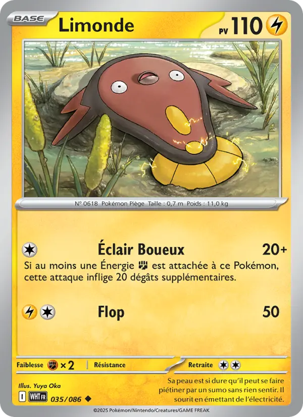 Limonde – carte Pokémon TCG Peu Commune n°035