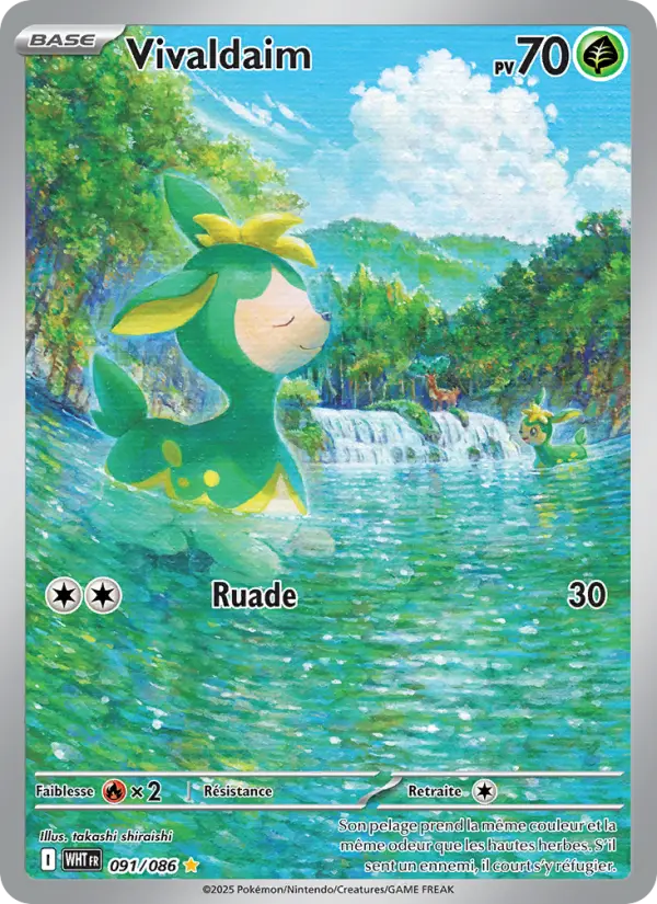 Vivaldaim – carte Pokémon TCG Illustration rare n°091