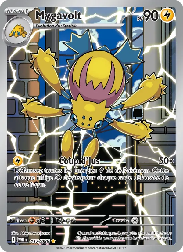 Mygavolt – carte Pokémon TCG Illustration rare n°117