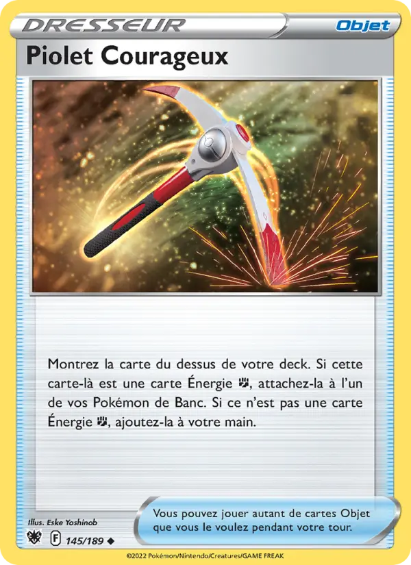 Piolet Courageux – carte Pokémon TCG Peu Commune n°145