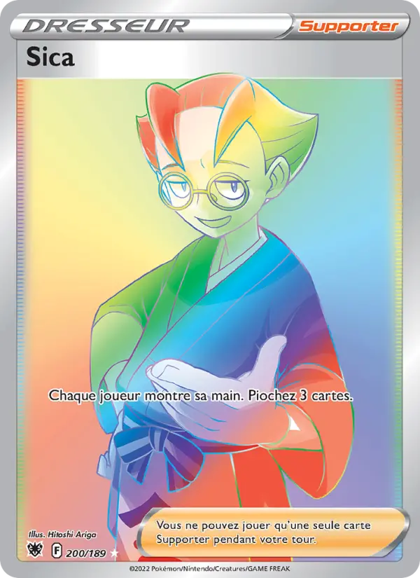 Sica – carte Pokémon TCG Magnifique rare n°200
