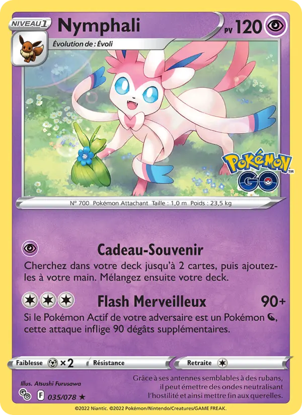Nymphali – carte Pokémon TCG Holo Rare n°035