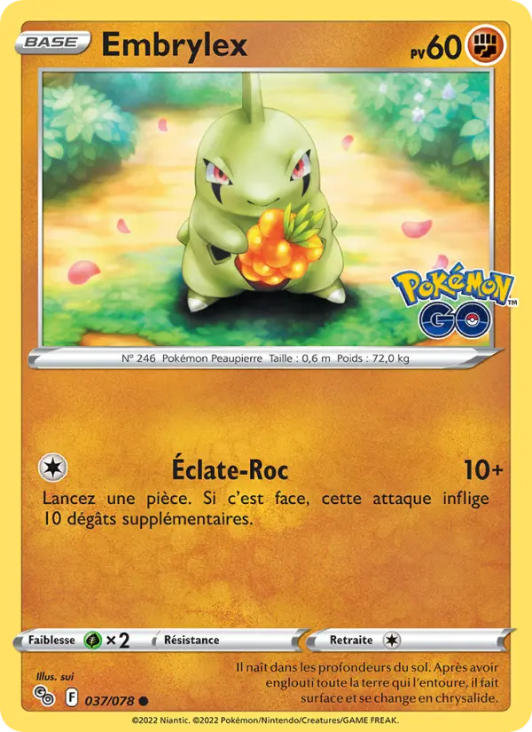 Embrylex – carte Pokémon TCG Commune n°037
