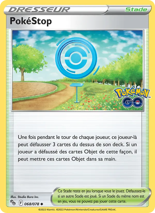 PokéStop – carte Pokémon TCG Peu Commune n°068