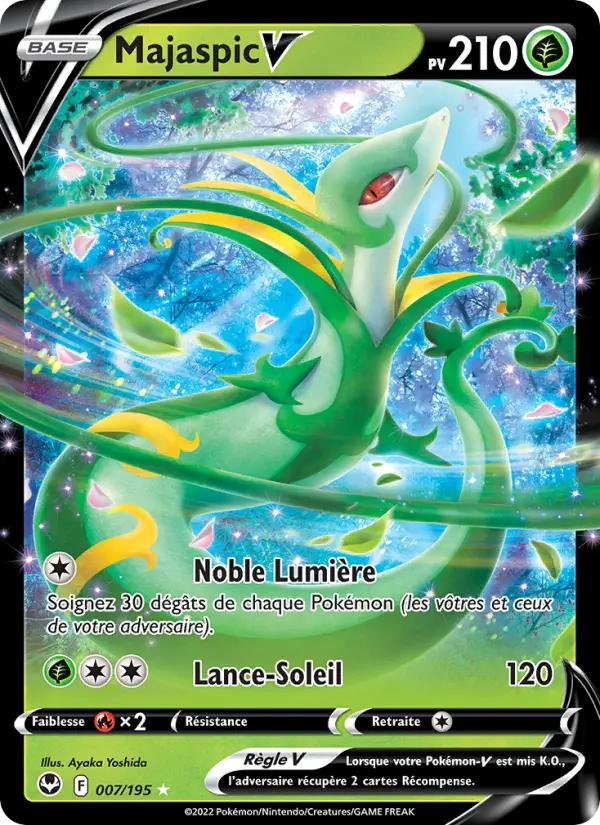Majaspic V – carte Pokémon TCG Holo Rare V n°007