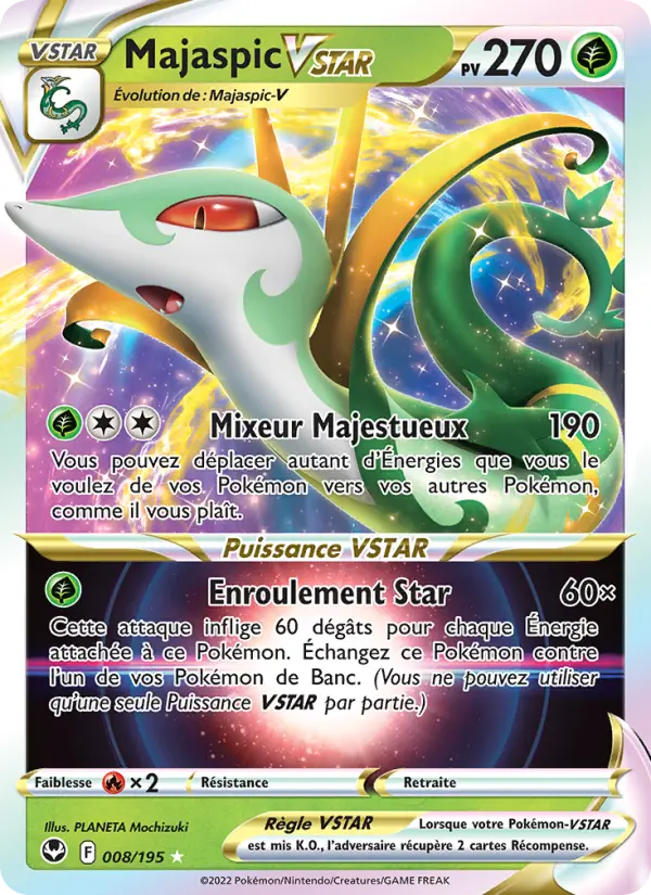 Majaspic VSTAR – carte Pokémon TCG Holo Rare VSTAR n°008